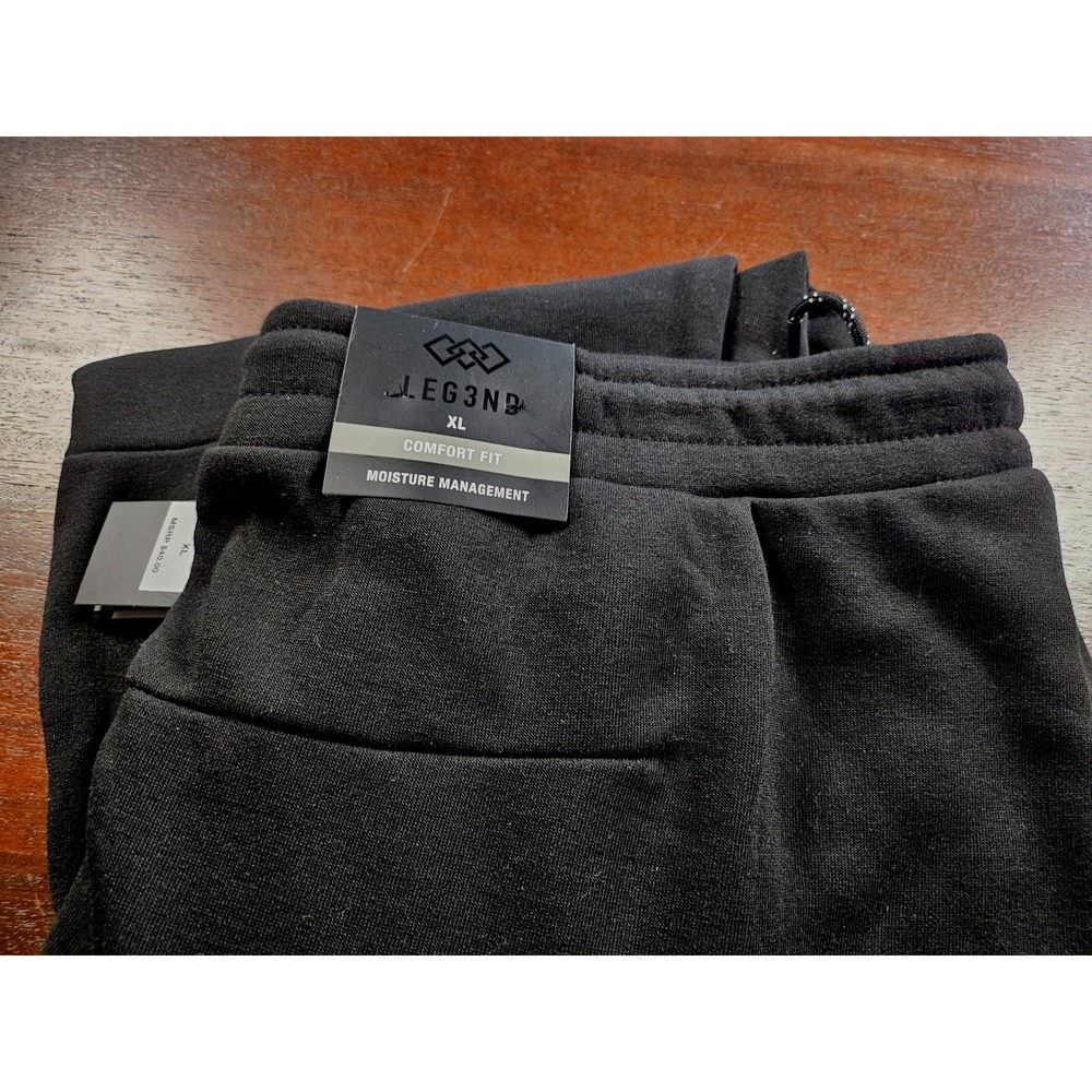 Legend Men's XL Black Leasure Sweatpants Comfort Fit LEG3ND‎ New with tags
